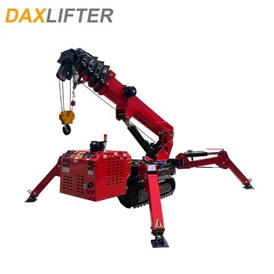 Grúa araña móvil compacta