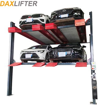 Estante de estacionamiento hidráulico para 6 autos